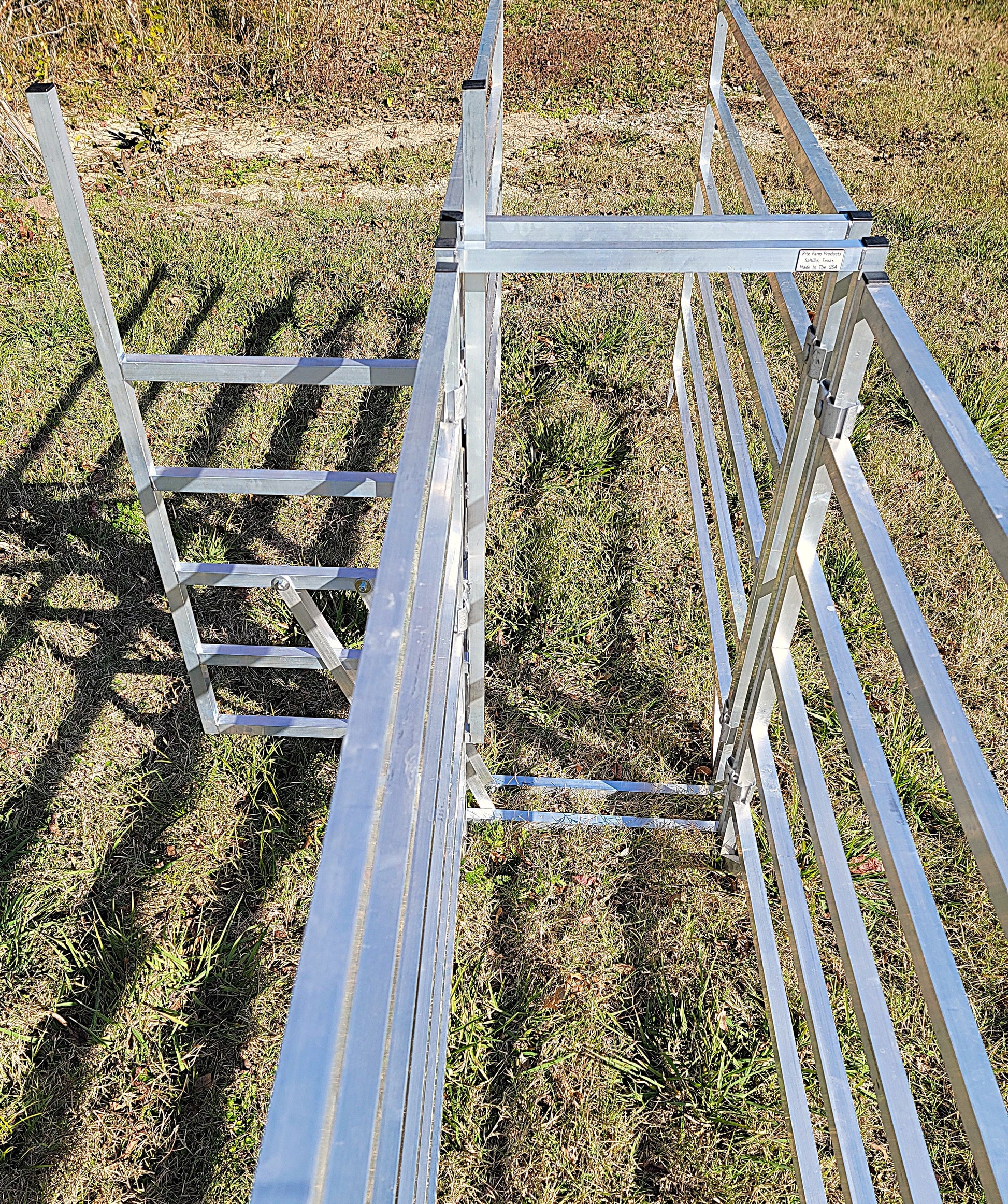 Premium Aluminum 40-Inch-Tall Sheep & Goat Sliding Stop Gate for Sorting Alley & Pen Systems - Homesteading Supplies for Quail Enthusiasts