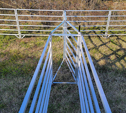 Premium Aluminum 40-Inch-Tall Sheep & Goat 2 Way Sorter gate for Sorting Alley & Pen Systems - Homesteading Supplies for Quail Enthusiasts