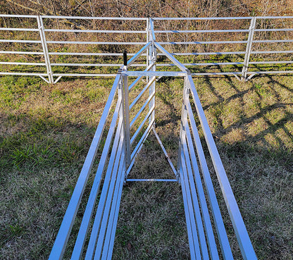 Premium Aluminum 40-Inch-Tall Sheep & Goat 2 Way Sorter gate for Sorting Alley & Pen Systems - Homesteading Supplies for Quail Enthusiasts