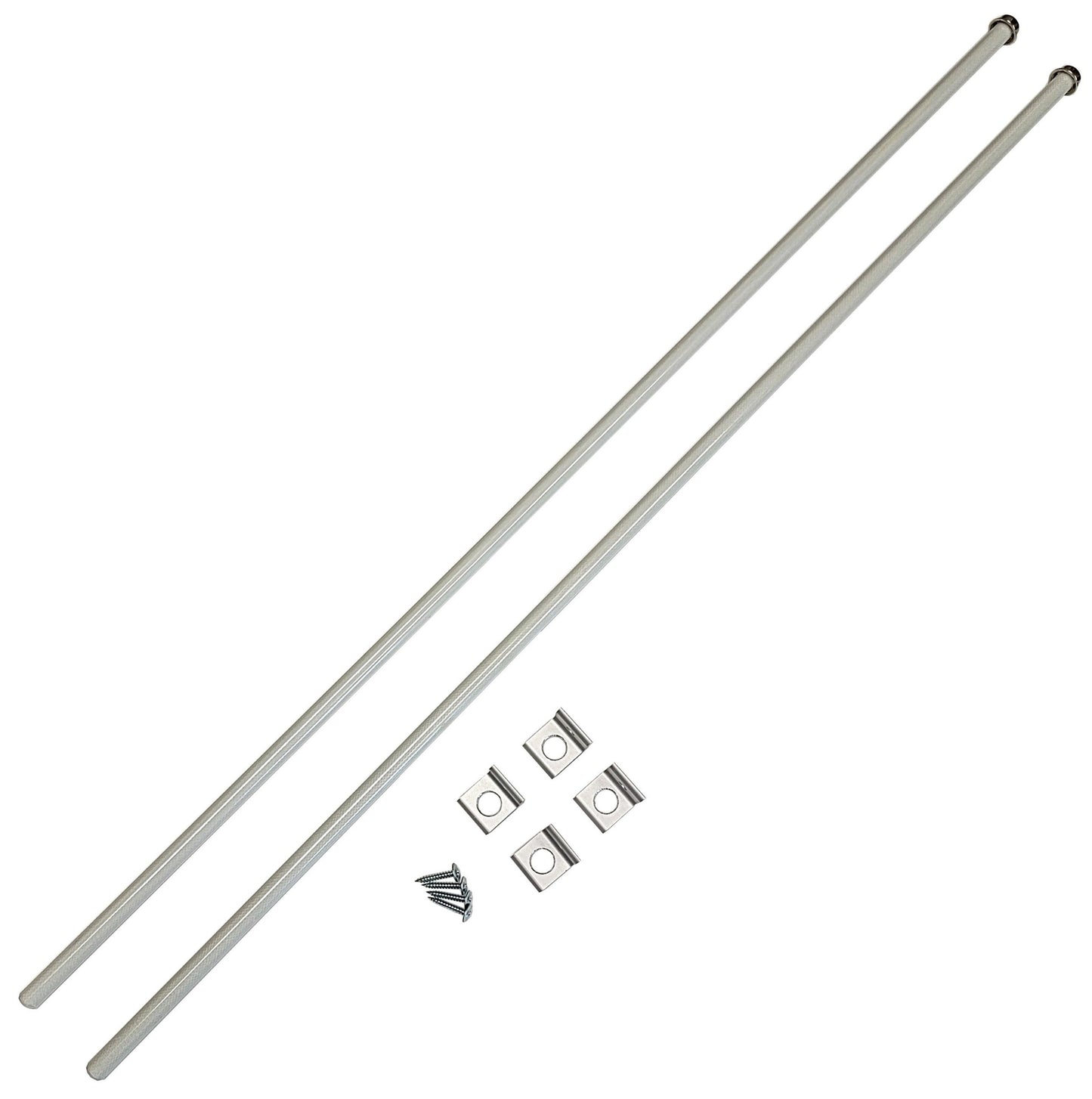 Premium 4 Pack of Aluminum Panel Adapters with 2 Rods for Connecting to Other Brands - Homesteading Supplies for Quail Enthusiasts
