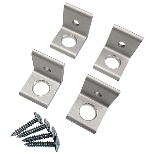 4 Pack of Aluminum Panel Adapters for Connecting to Other Brands with a Rod Connection