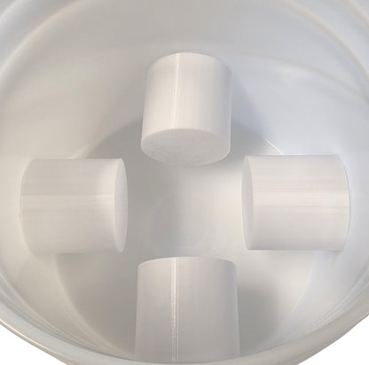 Combo 3.5 Gallon 4 Cup Auto Chicken Drinker & 22 Pound 4 Port Poultry Feeder Set