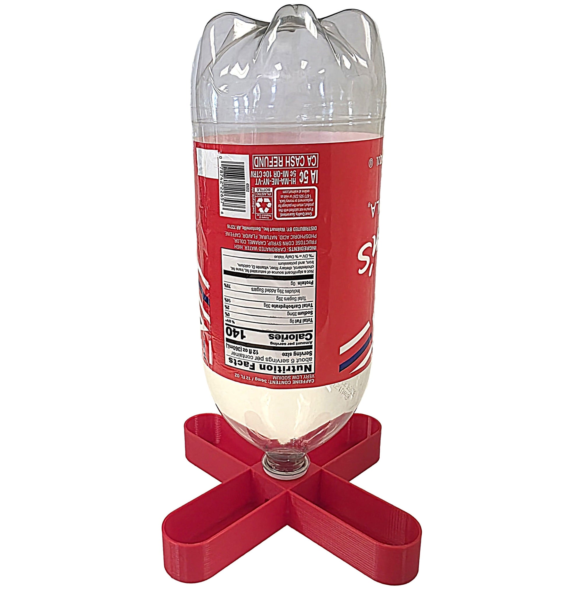 Premium Rite Farm Products 4 Way Anti Drown Soda Pop Chick Waterer for 20oz, 1 Liter, or 2 Liter Quail - Bird Keeping Supplies for Quail Enthusiasts