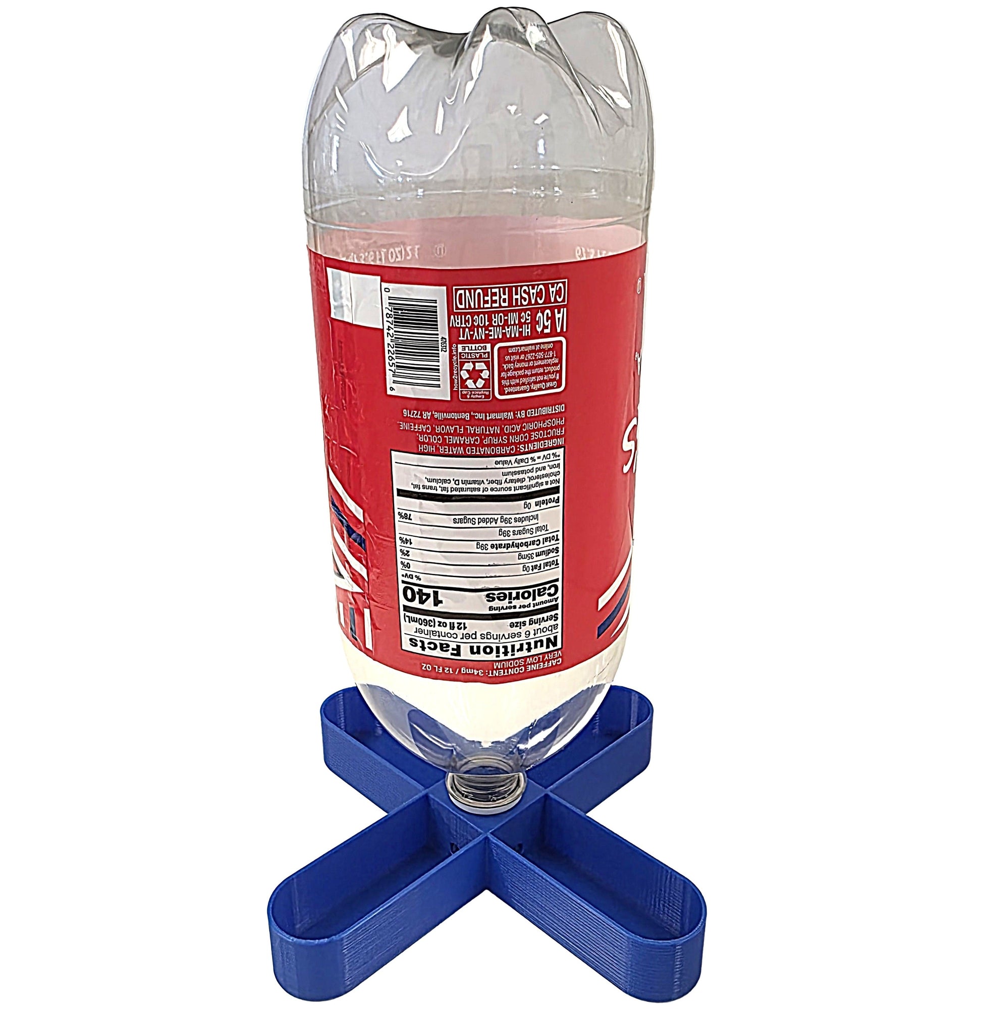 Premium Rite Farm Products 4 Way Anti Drown Soda Pop Chick Waterer for 20oz, 1 Liter, or 2 Liter Quail - Bird Keeping Supplies for Quail Enthusiasts
