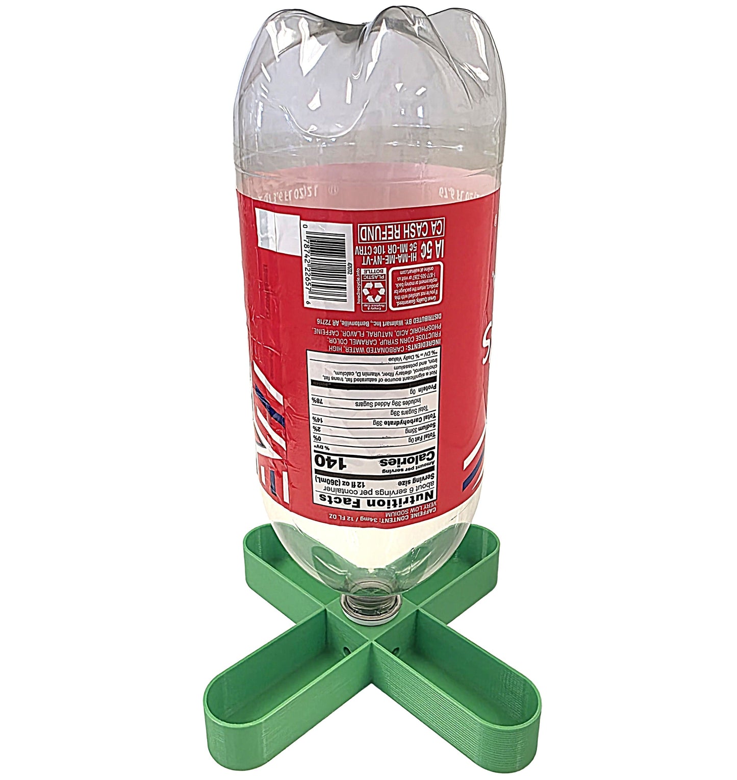 Premium Rite Farm Products 4 Way Anti Drown Soda Pop Chick Waterer for 20oz, 1 Liter, or 2 Liter Quail - Bird Keeping Supplies for Quail Enthusiasts