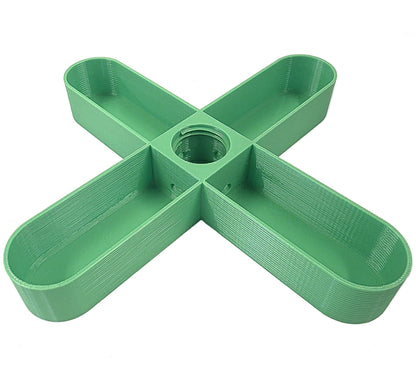 Premium Rite Farm Products 4 Way Anti Drown Soda Pop Chick Waterer for 20oz, 1 Liter, or 2 Liter Quail - Bird Keeping Supplies for Quail Enthusiasts