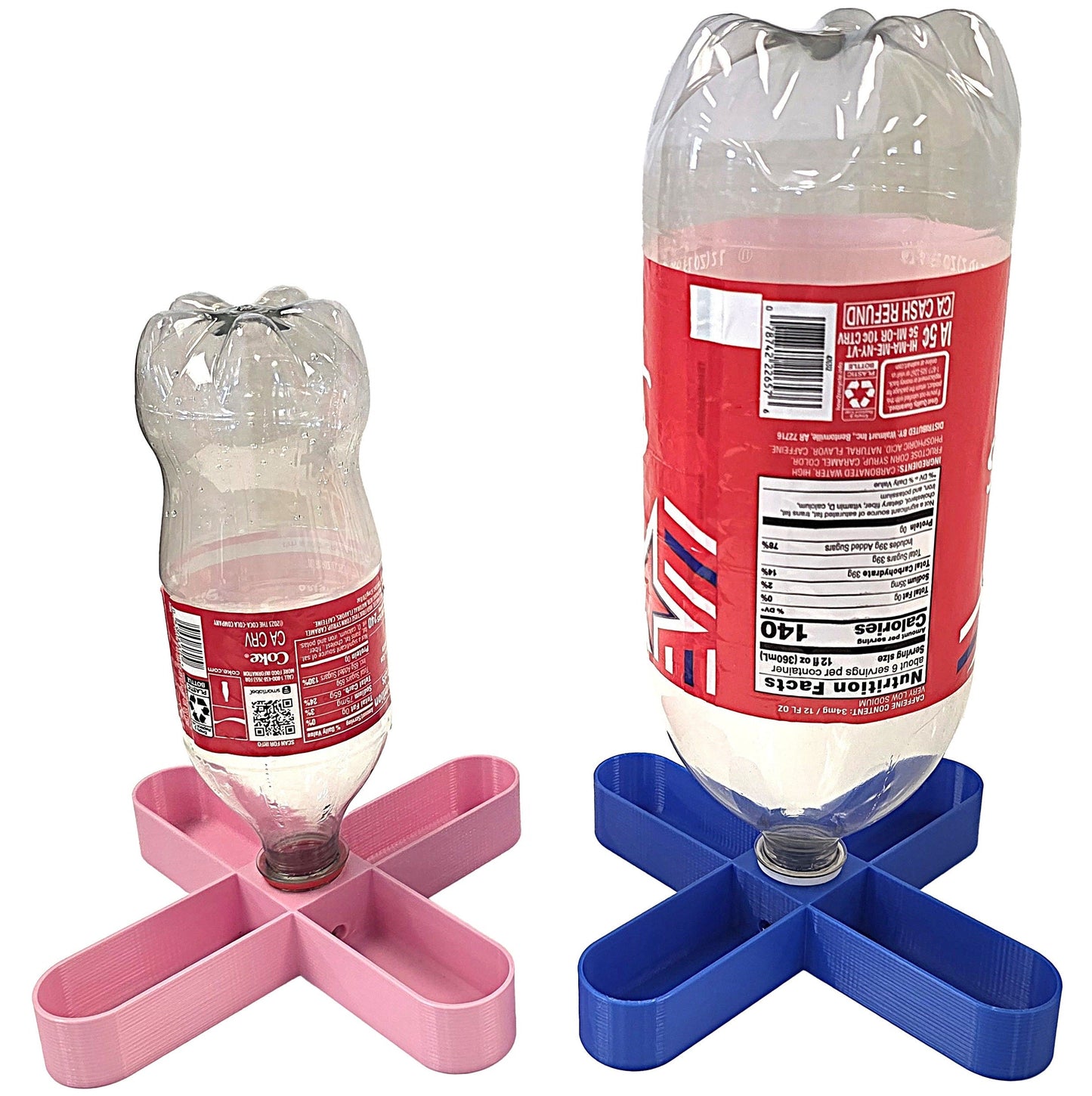 Premium Rite Farm Products 4 Way Anti Drown Soda Pop Chick Waterer for 20oz, 1 Liter, or 2 Liter Quail - Bird Keeping Supplies for Quail Enthusiasts