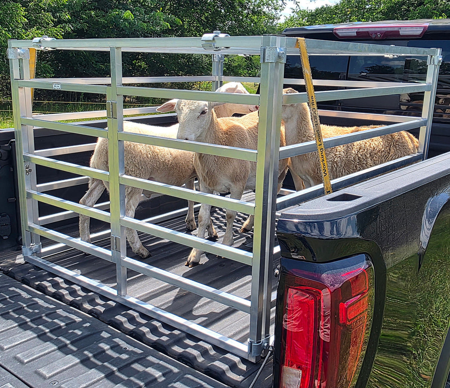 Aluminum Transport Cage for Sheep, Goat, Pig, Dog, Small Livestock Truck Crate Animal Transporter