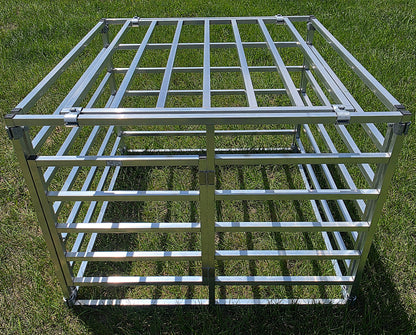 Aluminum Transport Cage for Sheep, Goat, Pig, Dog, Small Livestock Truck Crate Animal Transporter