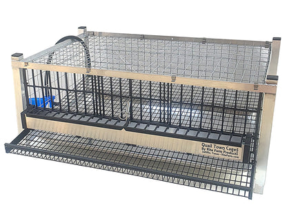 Quail Town Cages by Rite Farm Products - Pro Modular Layer Cage with Egg Rollout