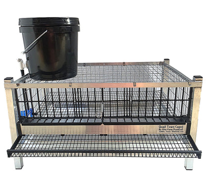 Quail Town Cages by Rite Farm Products - Pro Modular Layer Cage with Egg Rollout