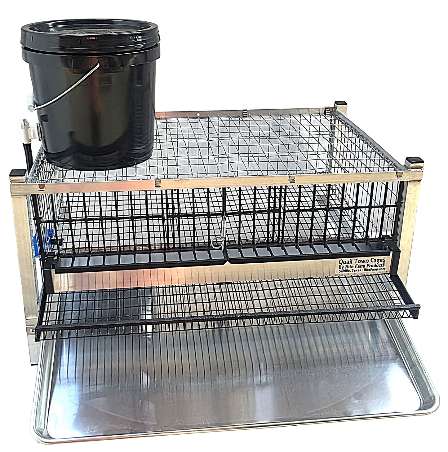 Quail Town Cages by Rite Farm Products - Pro Modular Layer Cage with Egg Rollout