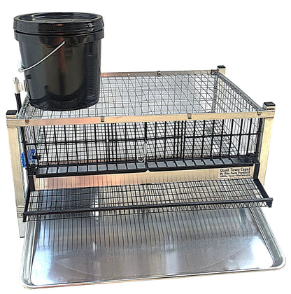 Quail Town Cages by Rite Farm Products - 100 Pack of Parchment Paper Litter Tray Inserts