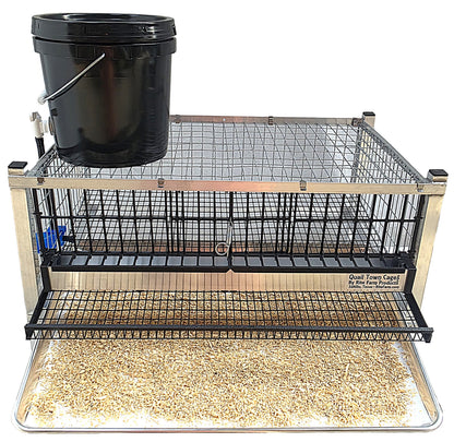 Quail Town Cages by Rite Farm Products - 100 Pack of Parchment Paper Litter Tray Inserts
