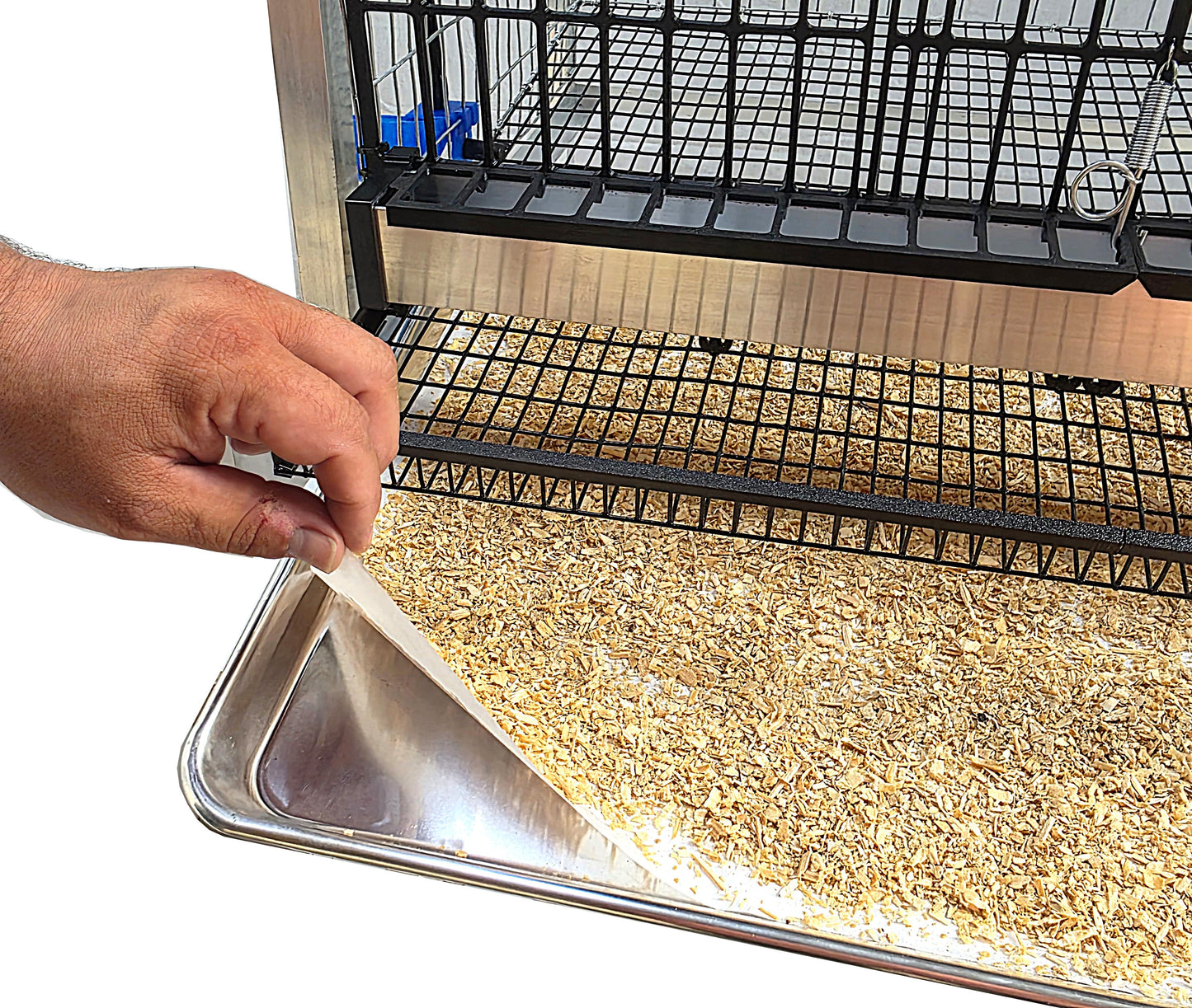 Quail Town Cages by Rite Farm Products - 100 Pack of Parchment Paper Litter Tray Inserts