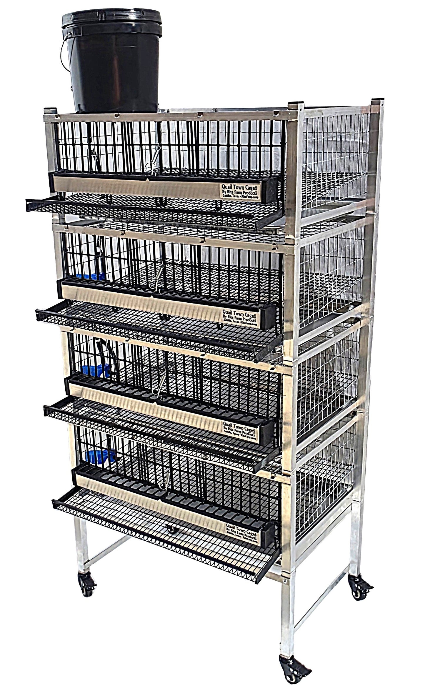 Quail Town Cages by Rite Farm Products - Pro Modular Layer Cage with Egg Rollout