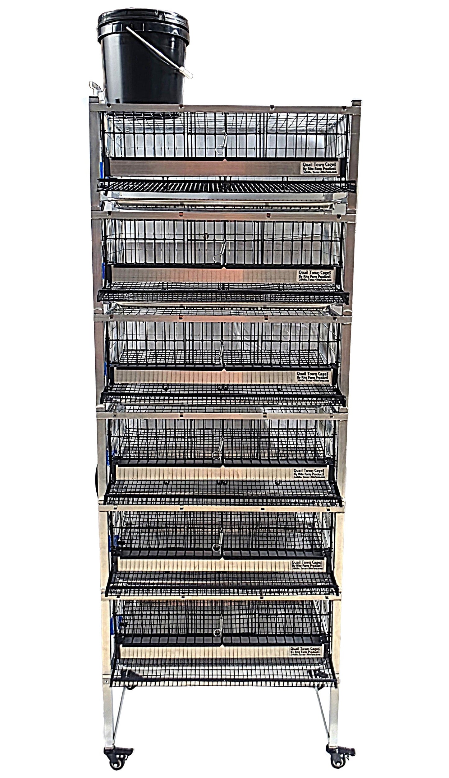 Quail Town Cages by Rite Farm Products - Pro Modular Quail Grow Out & Layer Cage System