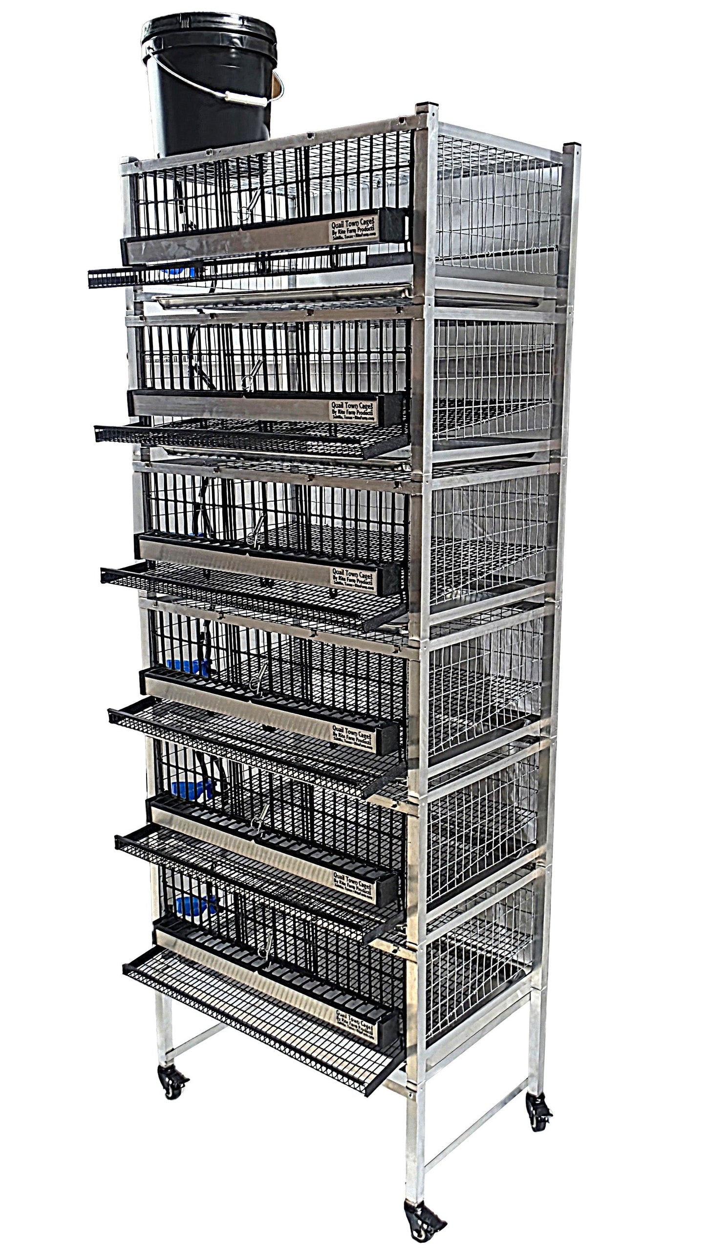 Quail Town Cages by Rite Farm Products - Pro Modular Quail Grow Out & Layer Cage System
