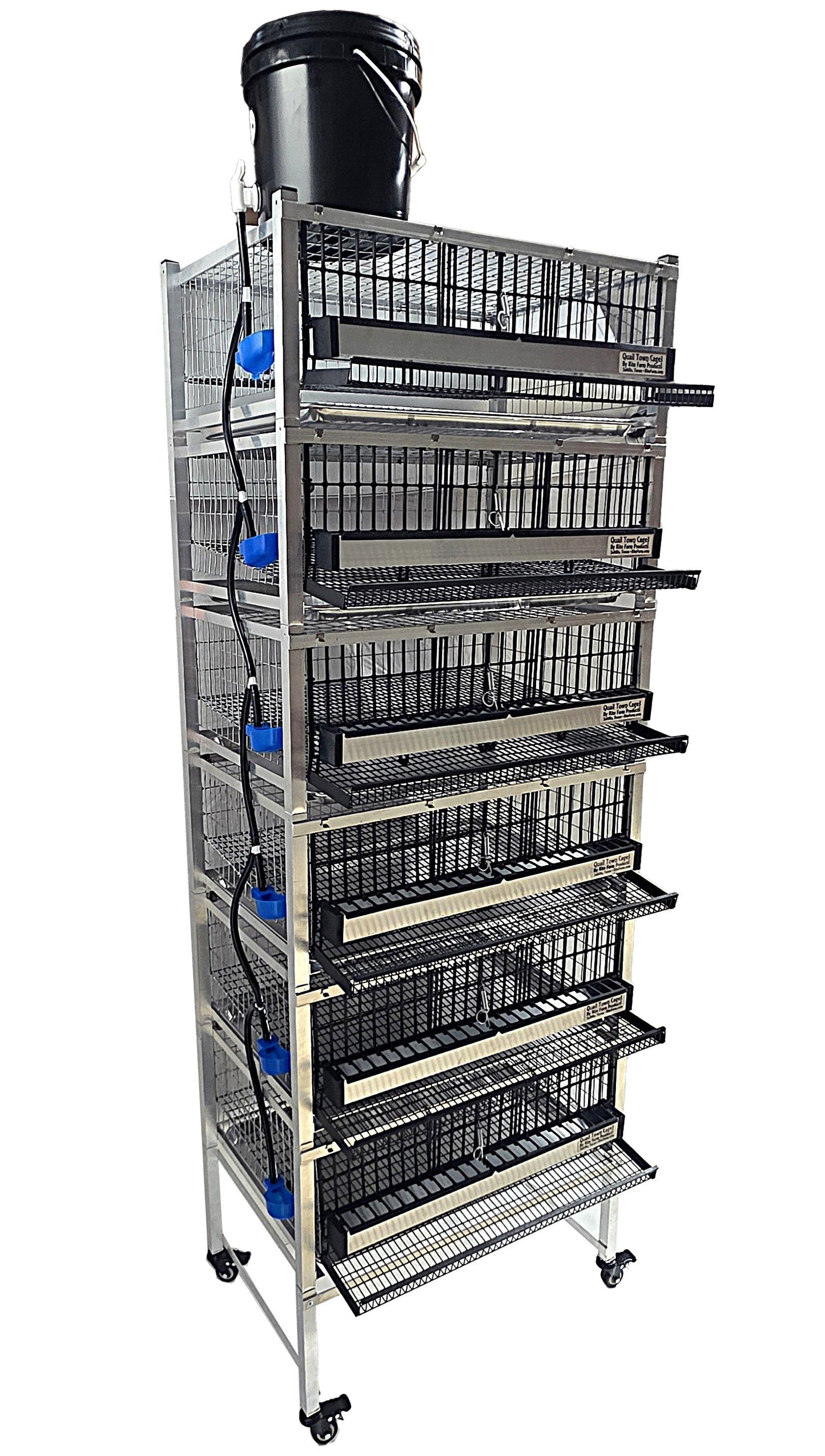 Quail Town Cages by Rite Farm Products - Pro Modular Quail Grow Out & Layer Cage System