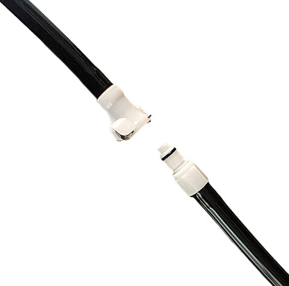 Quail Town Cages by Rite Farm Products - 3/8" Barb Tubing Quick Disconnect for Removing Reservoir