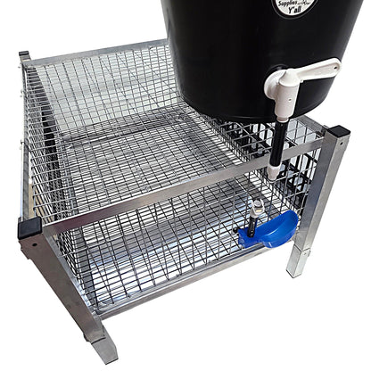 Quail Town Cages by Rite Farm Products - 3/8" Barb Tubing Quick Disconnect for Removing Reservoir