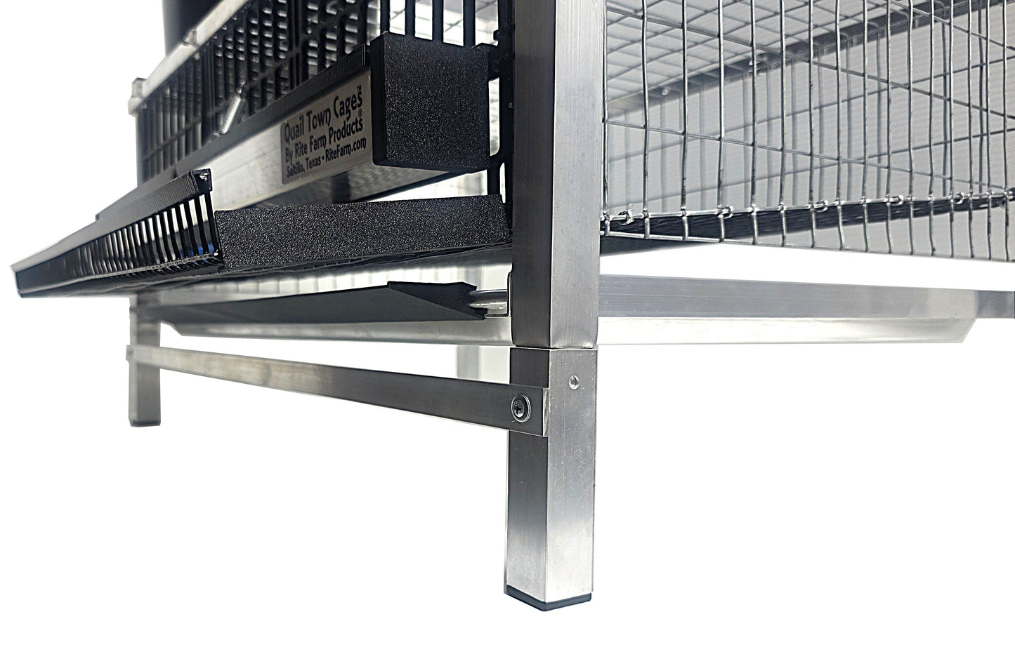 Quail Town Cages by Rite Farm Products - Optional Feed Saver Litter Tray Extension
