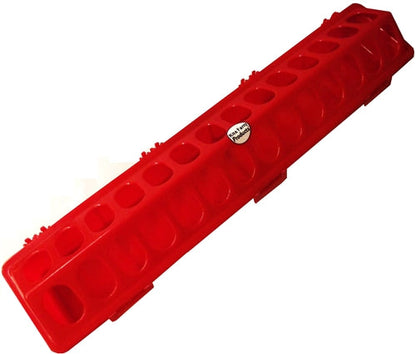 Premium Rite Farm Products 20" Chick Feeder Trough Chicken - Bird Keeping Supplies for Quail Enthusiasts