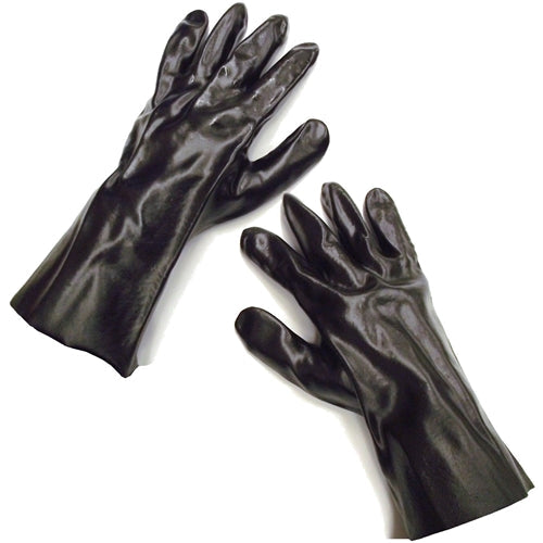 Premium 12" long Black PVC gauntlet gloves - Homesteading Supplies for Quail Enthusiasts