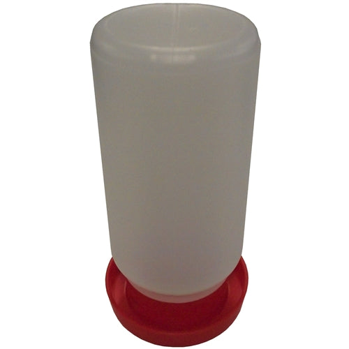 Premium Rite Farm Products Quail & Bantam Chick Safety Waterer Base & Quart Jar - Bird Keeping Supplies for Quail Enthusiasts
