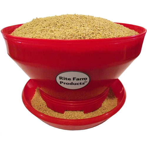 Premium Rite Farm Products Turbo Pro 10# Chick Feeder - Bird Keeping Supplies for Quail Enthusiasts