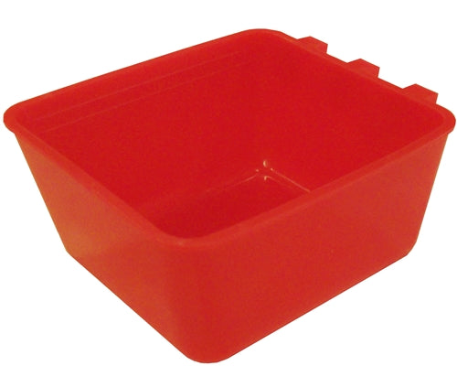 Premium 12oz Cage Cups Square Feeders or Water Drinkers, Treats - Bird Keeping Supplies for Quail Enthusiasts