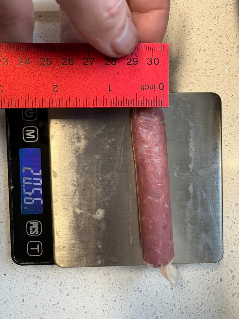 Quail meat Sausage for Raw Feeding (local pickup only)