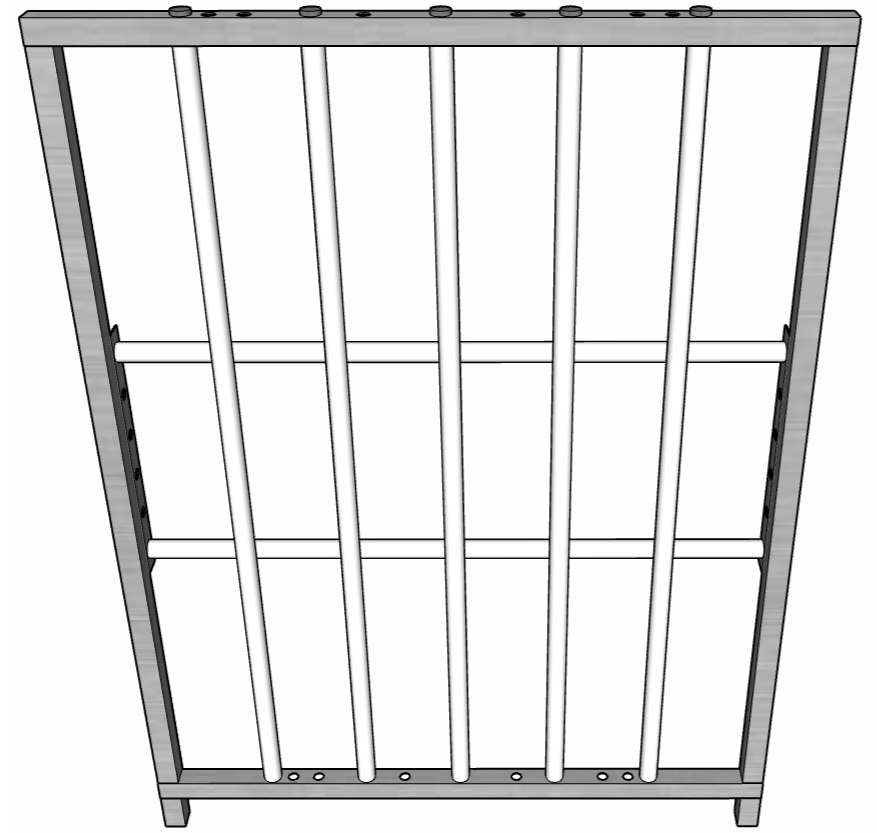 Premium Aluminum 30-Inch-Long by 40-Inch-Tall Sheep & Goat Lamb & Kid Creep Feeding Panel - Homesteading Supplies for Quail Enthusiasts