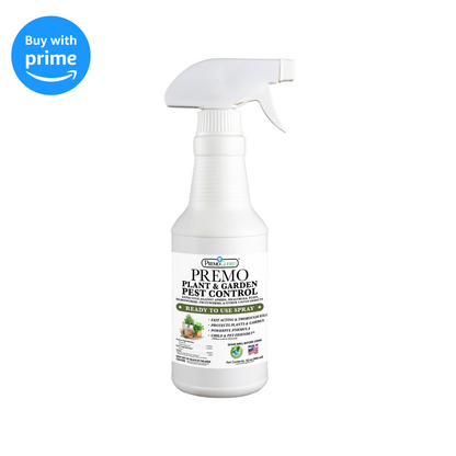 Premium Plant and Garden Pest Control Spray - 32 oz - Plant Based All All Natural Non-Toxic - By Premo Guard - Bird Keeping Supplies for Quail Enthusiasts