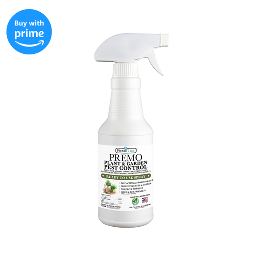 Premium Plant and Garden Pest Control Spray - 32 oz - Plant Based All All Natural Non-Toxic - By Premo Guard - Bird Keeping Supplies for Quail Enthusiasts
