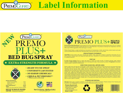 Bed Bug Plus Spray | Natural & Non-Toxic | Premo Guard