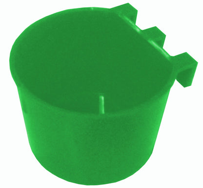 Premium 8oz Cage Cup Round Feeder or Water Drinker, Treats - Bird Keeping Supplies for Quail Enthusiasts
