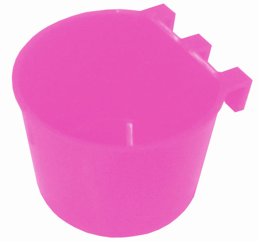 Premium 8oz Cage Cup Round Feeder or Water Drinker, Treats - Bird Keeping Supplies for Quail Enthusiasts