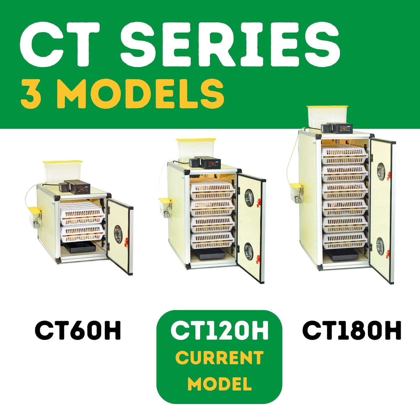 CT120 H - Egg Hatcher Only - Automatic Poultry Hatching Machine