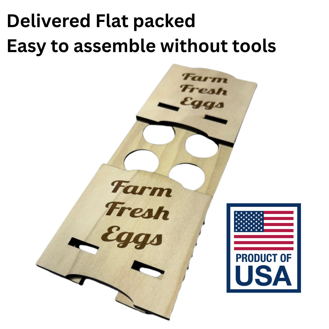 Premium Counter Top Chicken Egg Holder - Farm Fresh Eggs - Quail Gifts for Quail Enthusiasts