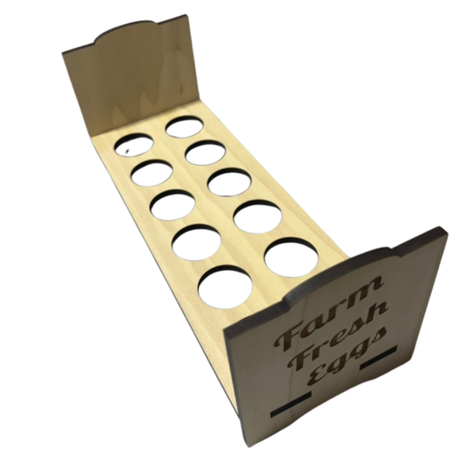 Premium Counter Top Chicken Egg Holder - Farm Fresh Eggs - Quail Gifts for Quail Enthusiasts