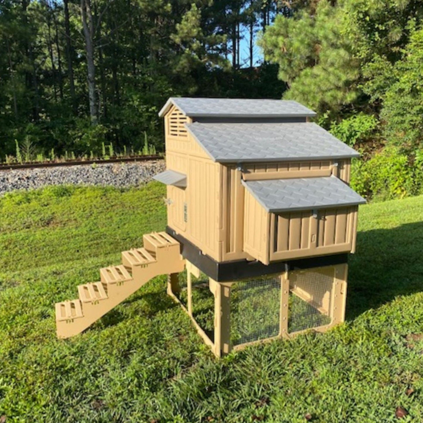 Coop Stand and Stairs (Coop and Coop Runs Sold Separately)