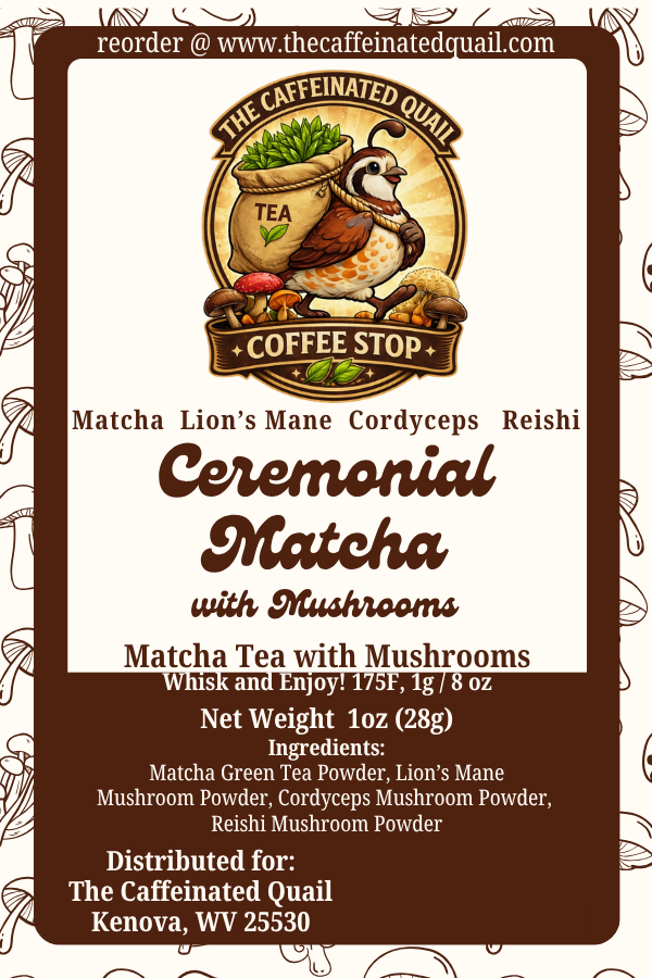 Ceremonial Mushroom Matcha Green Tea