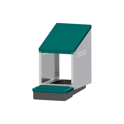 EggHouse Galvanized Nesting Box (Up to 10 Birds)