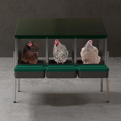 EggHouse Galvanized Nesting Box (Up to 30 Birds)