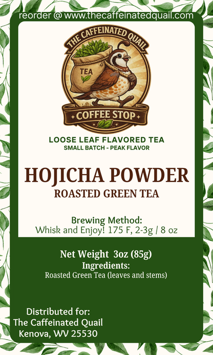 Hojicha Powder Roasted Japanese Green Tea