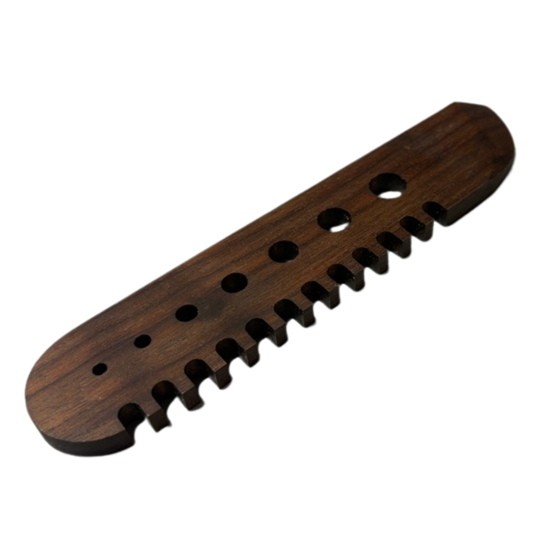 Premium Herb Comb made from Walnut Wood - Quail Gifts for Quail Enthusiasts