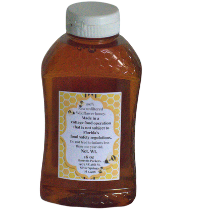 Premium Raw and unfiltered  Wildflower Honey from the Ocala National Forest - Garden for Quail Enthusiasts