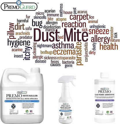 Mite Killer Spray 32 oz | Natural & Non-Toxic | Premo Guard