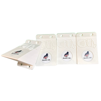 NFC Mounts for QuailOS Tap and Track (Wall / Cage) 4 Count - Subscription needed to operate